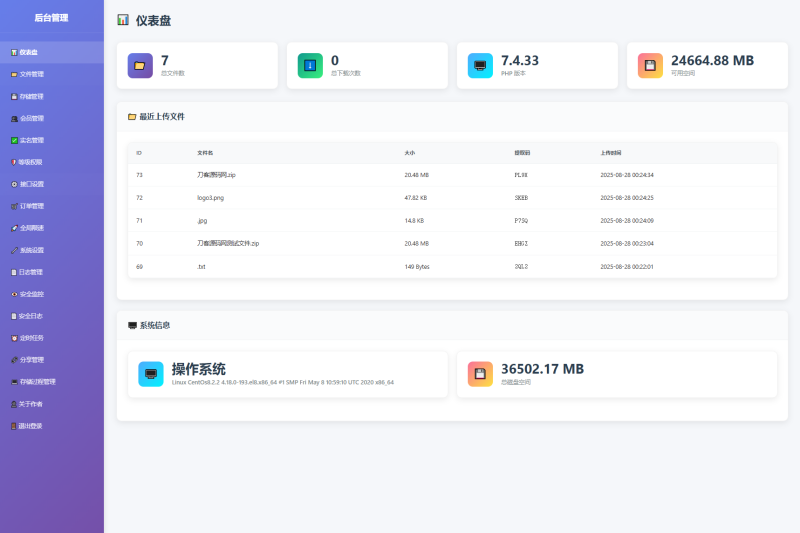 全开源临时文件快传｜系统源码 配套使用教程-369资源网
